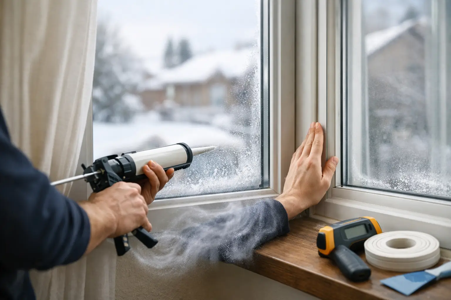 how to fix drafty house windows