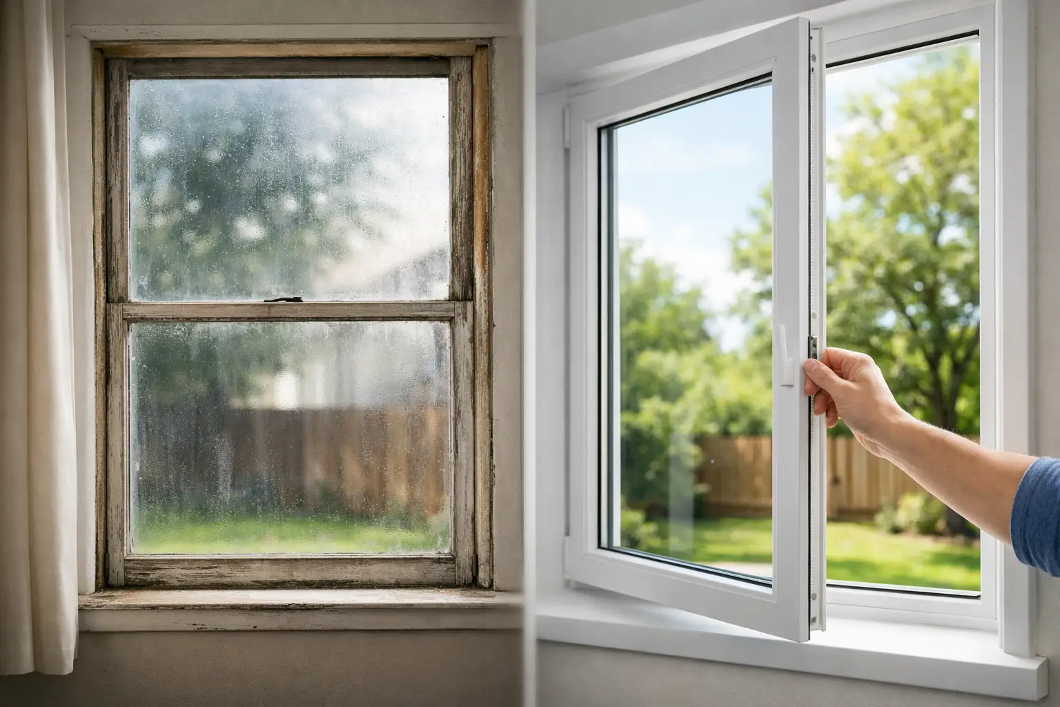 before and after window replacement: what changes